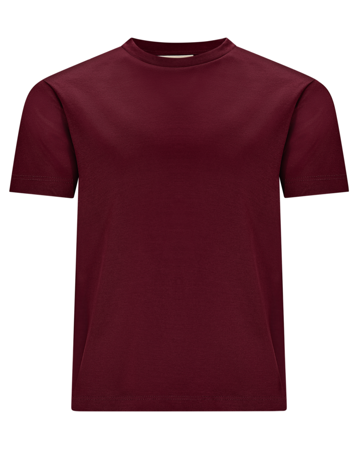 Manilo Kids - Premium Double mercerized T-shirt - Burgundy
