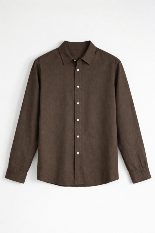 Linnen Blouse - Brown