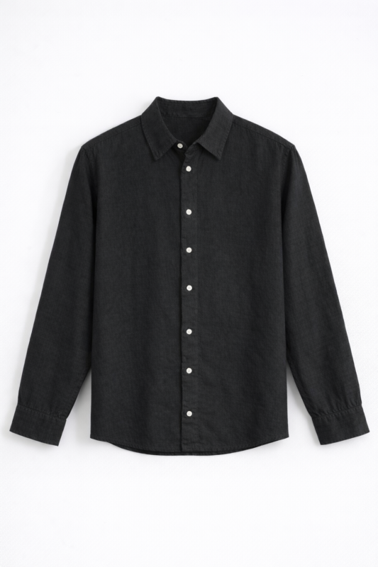 Linnen Blouse - black