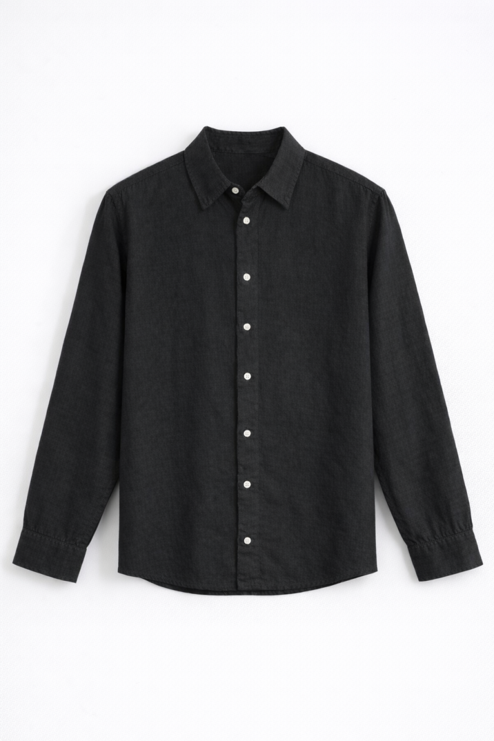 Linnen Blouse - black