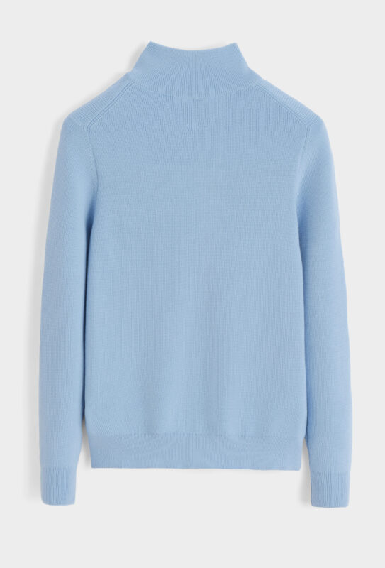 Zip Up Vest - Light Blue