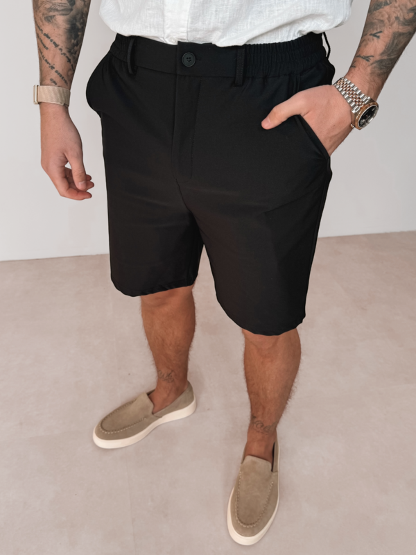 Super stretch short pantalon - Black