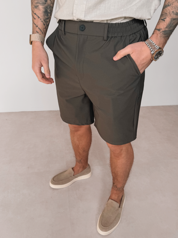 Super stretch short pantalon - Darkgreen