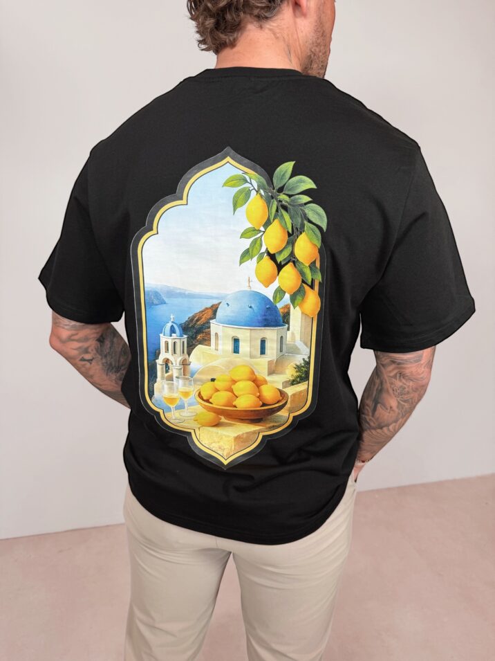 Mediteranean Vibe Tee - Black