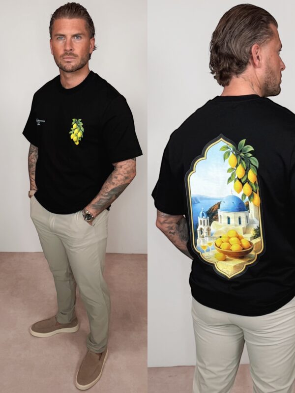 Mediteranean Vibe Tee - Black