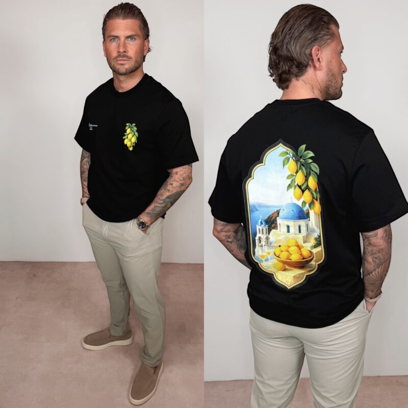 Mediteranean Vibe Tee - Black