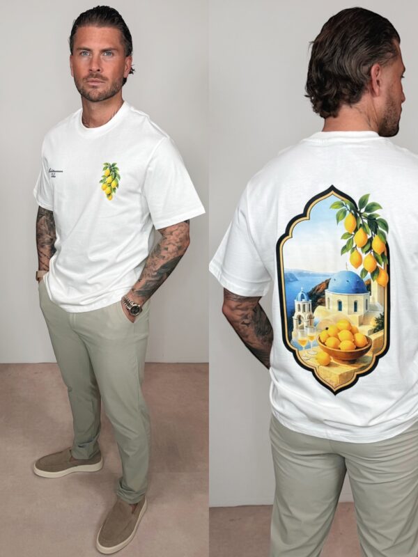 Mediteranean Vibe Tee - White