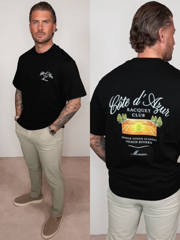 Côte d'Azur Tee - Black