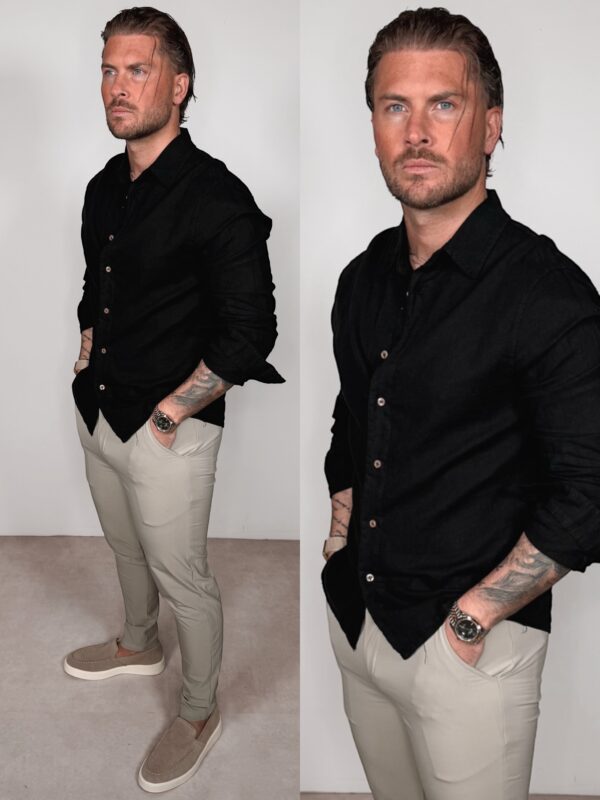 Linnen Blouse - black