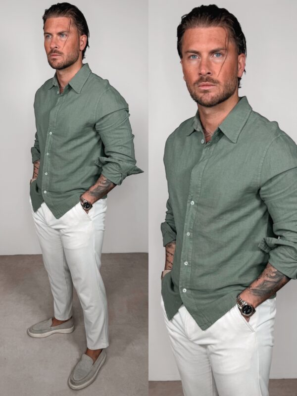 Linnen Blouse - Khaki