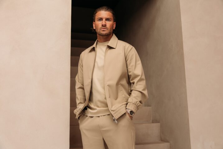 Premium Manilo Tech Suit - Beige