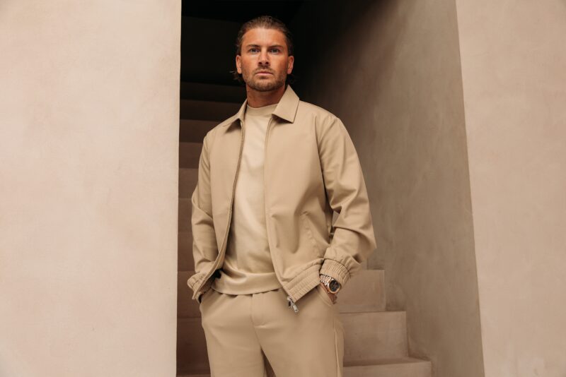 Premium Manilo Tech Suit - Beige