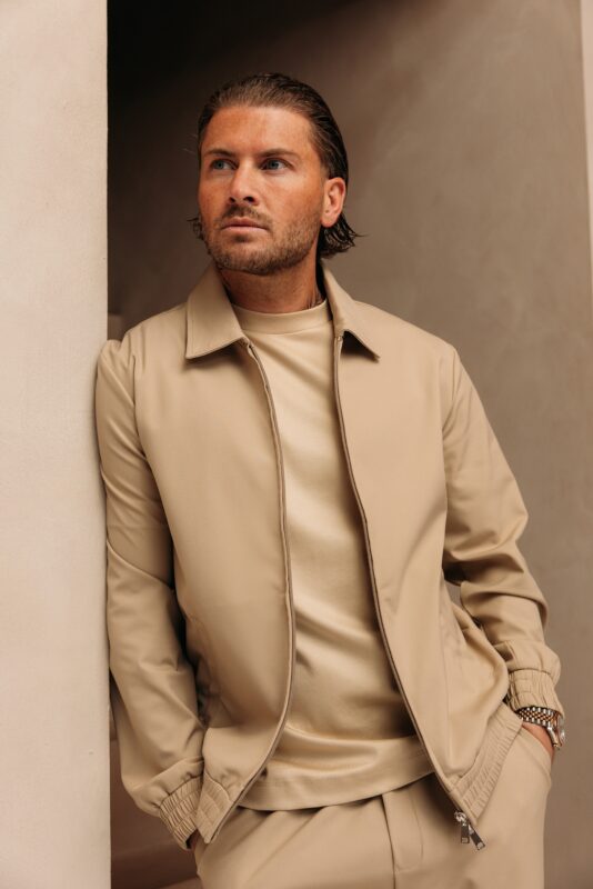 Premium Manilo Tech Suit - Beige