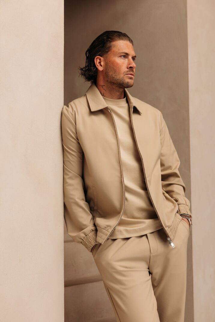 Premium Manilo Tech Suit - Beige