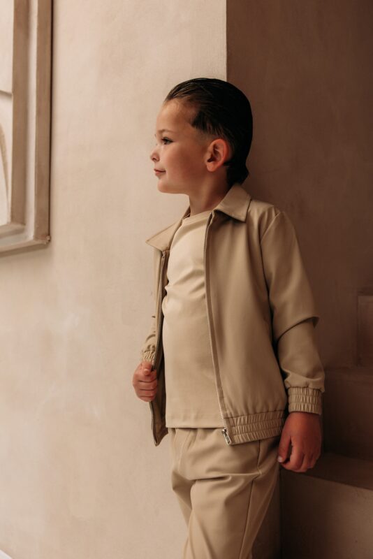 Manilo Kids - Premium Tech Suit - Beige