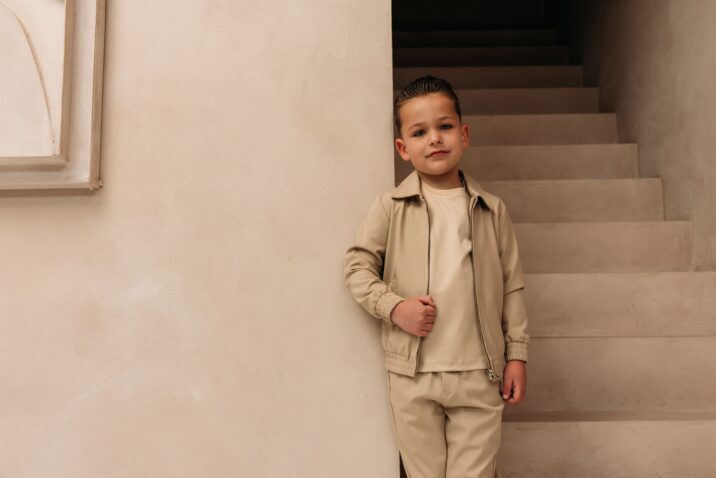 Manilo Kids - Premium Tech Suit - Beige