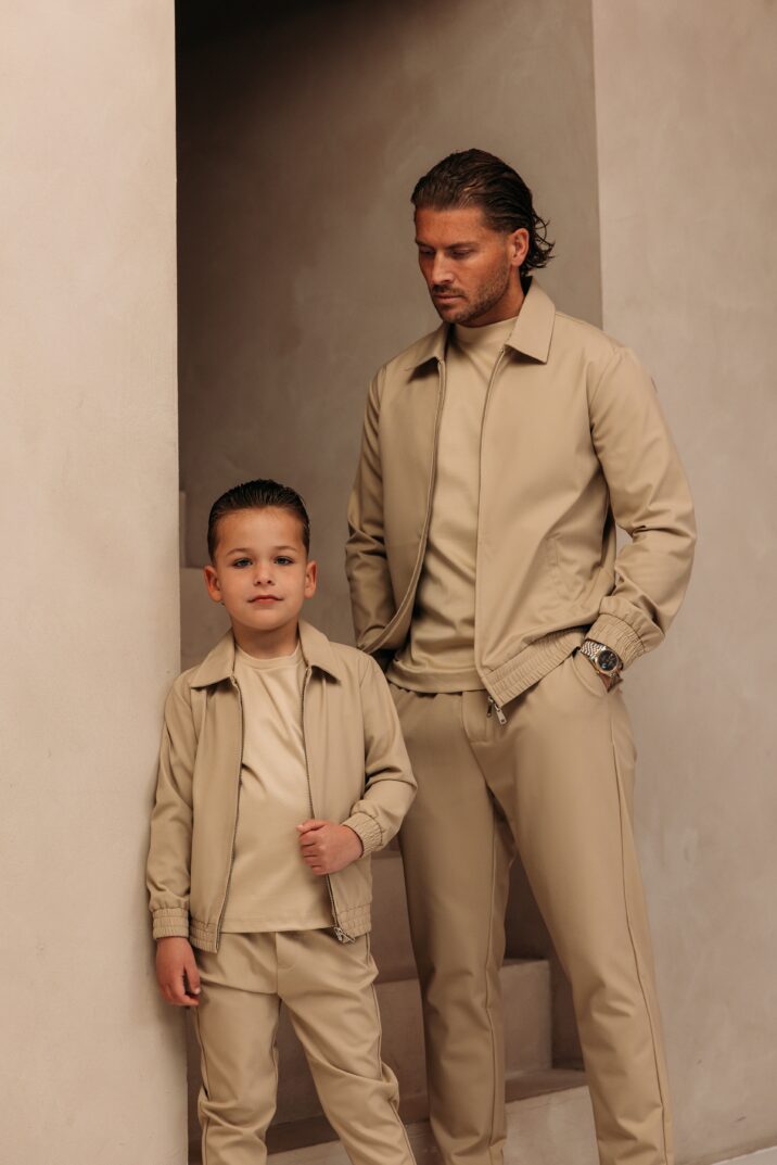 Premium Manilo Tech Suit - Beige
