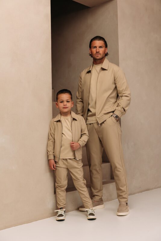 Premium Manilo Tech Suit - Beige