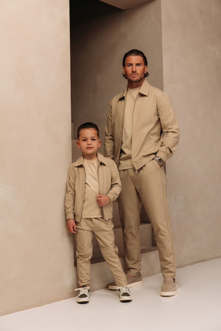 Premium Manilo Tech Suit - Beige