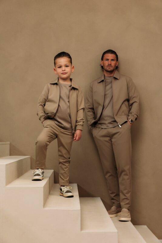 Premium Manilo Tech Suit - Taupe