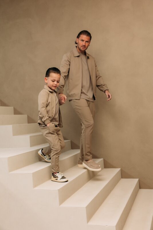 Premium Manilo Tech Suit - Taupe