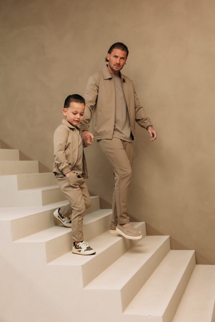Premium Manilo Tech Suit - Taupe