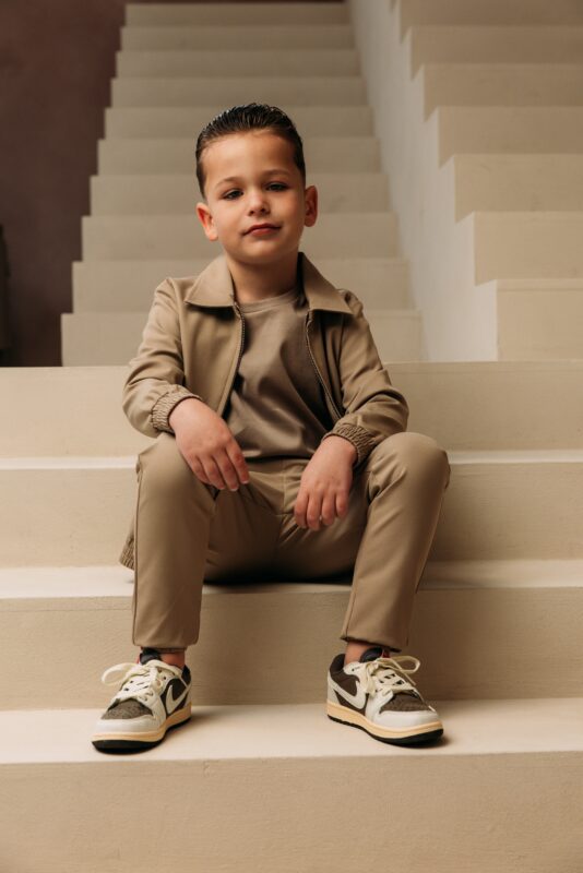 Manilo Kids - Premium Tech Suit - Taupe