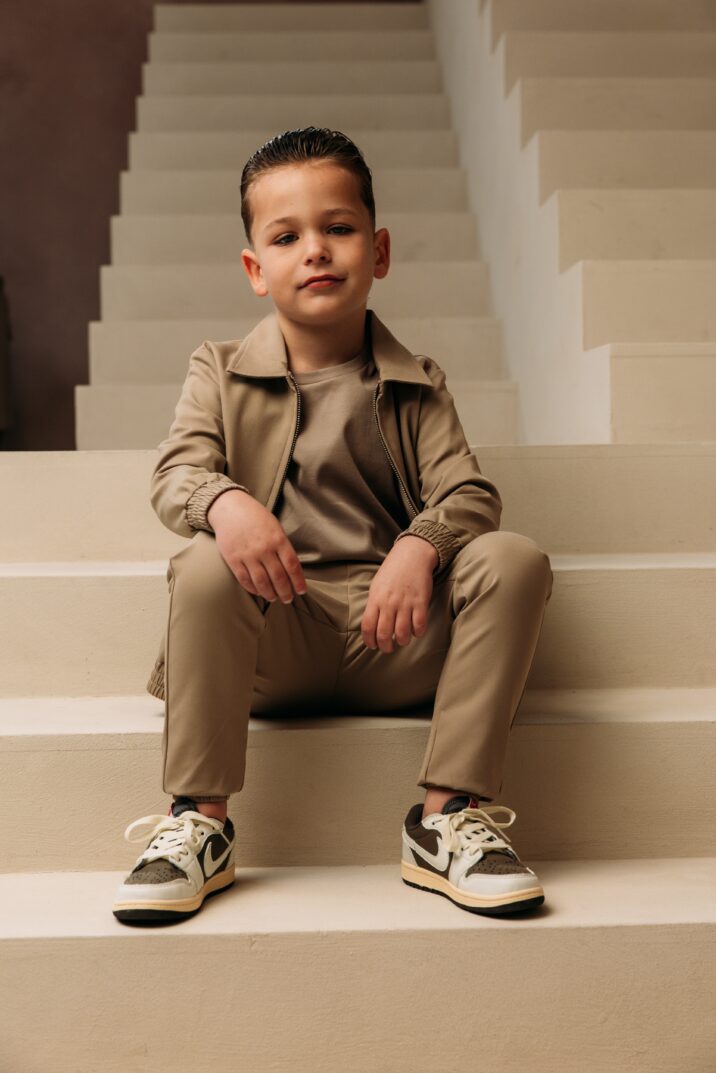 Manilo Kids - Premium Tech Suit - Taupe