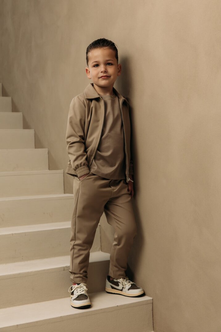 Manilo Kids - Premium Tech Suit - Taupe