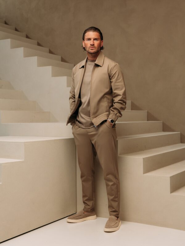 Premium Manilo Tech Suit - Taupe