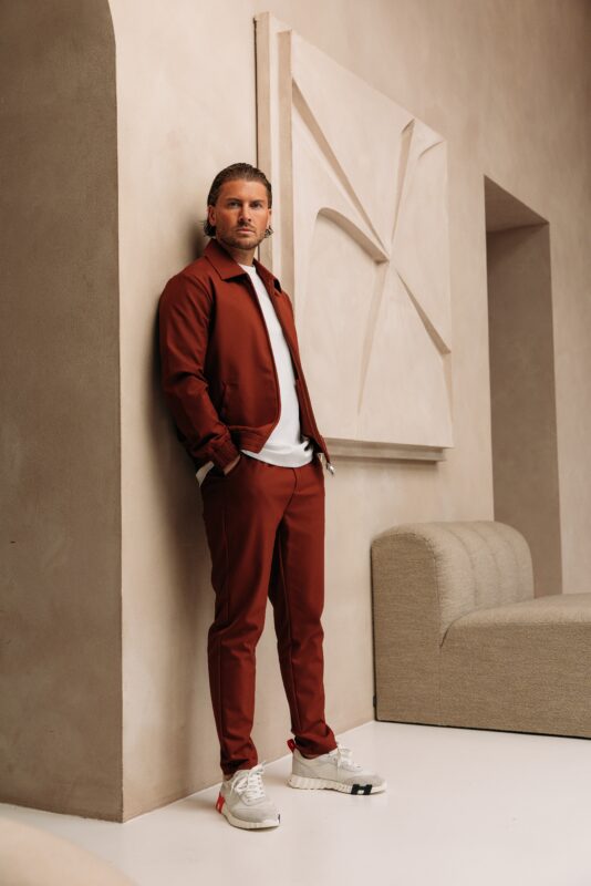 Premium Manilo Tech Suit - Rusty Brown