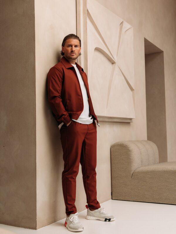 Premium Manilo Tech Suit - Rusty Brown