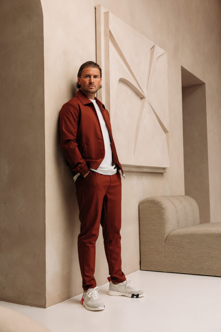 Premium Manilo Tech Suit - Rusty Brown