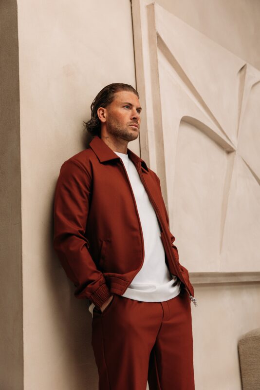 Premium Manilo Tech Suit - Rusty Brown