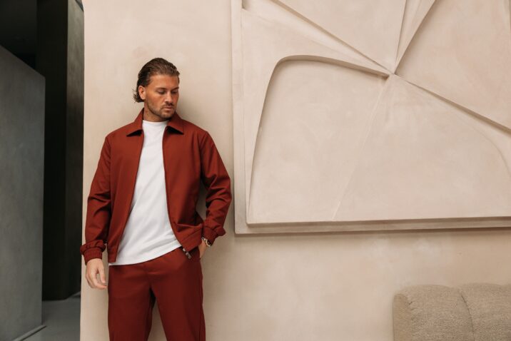 Premium Manilo Tech Suit - Rusty Brown