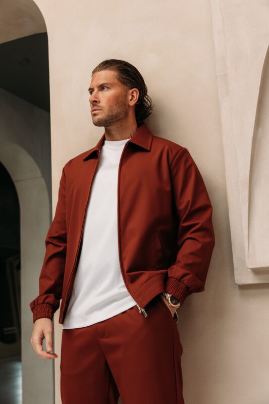 Premium Manilo Tech Suit - Rusty Brown