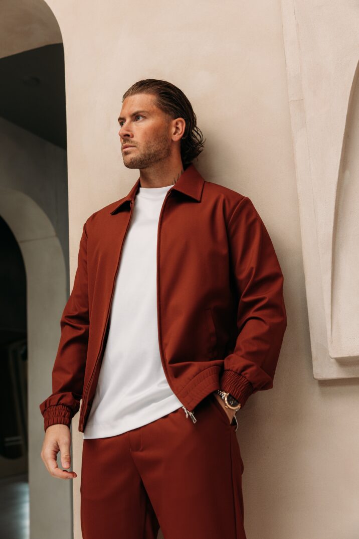 Premium Manilo Tech Suit - Rusty Brown