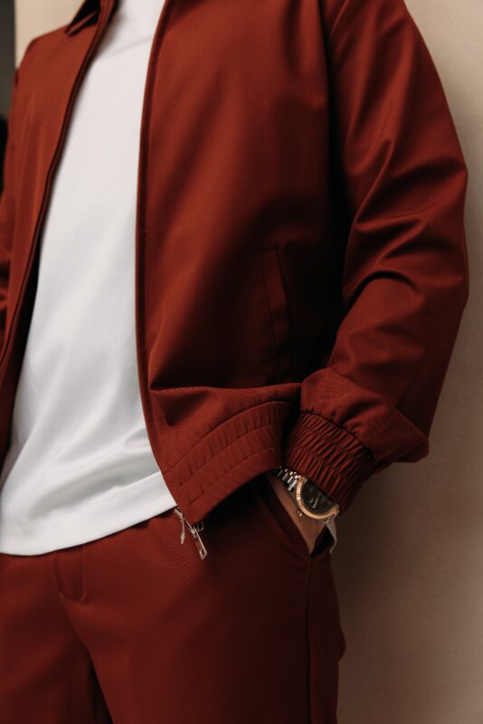 Premium Manilo Tech Suit - Rusty Brown