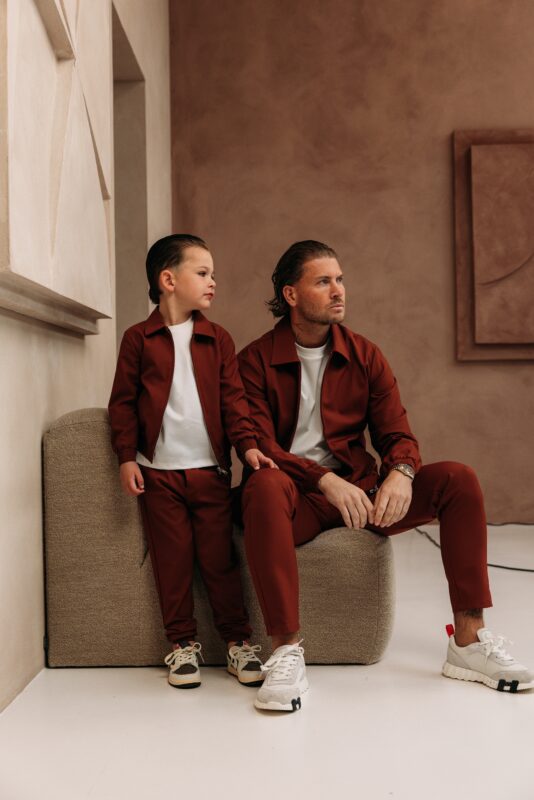 Premium Manilo Tech Suit - Rusty Brown