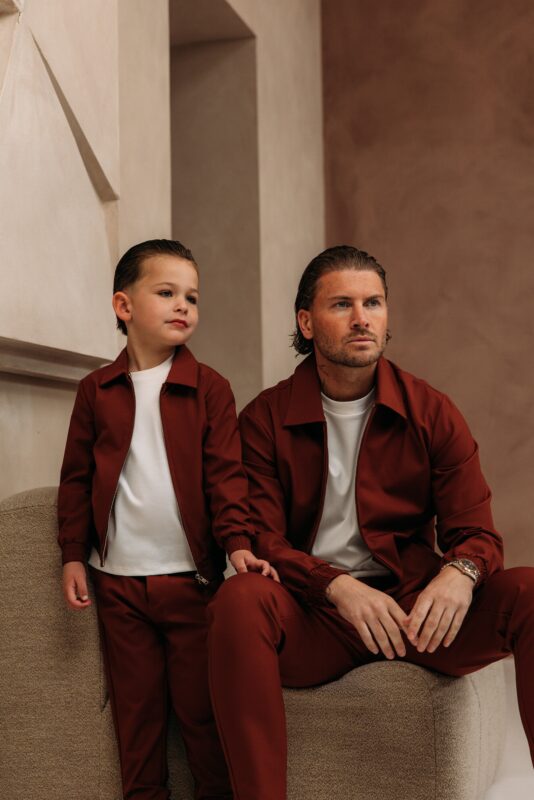 Premium Manilo Tech Suit - Rusty Brown