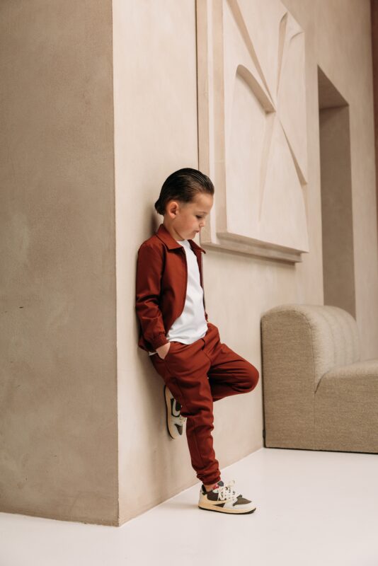 Manilo Kids - Premium Tech Suit - Rusty Brown