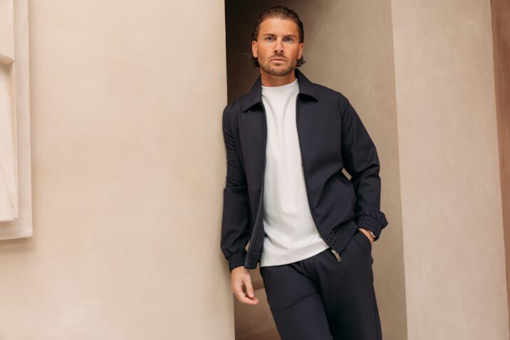 Premium Manilo Tech Suit - Stone