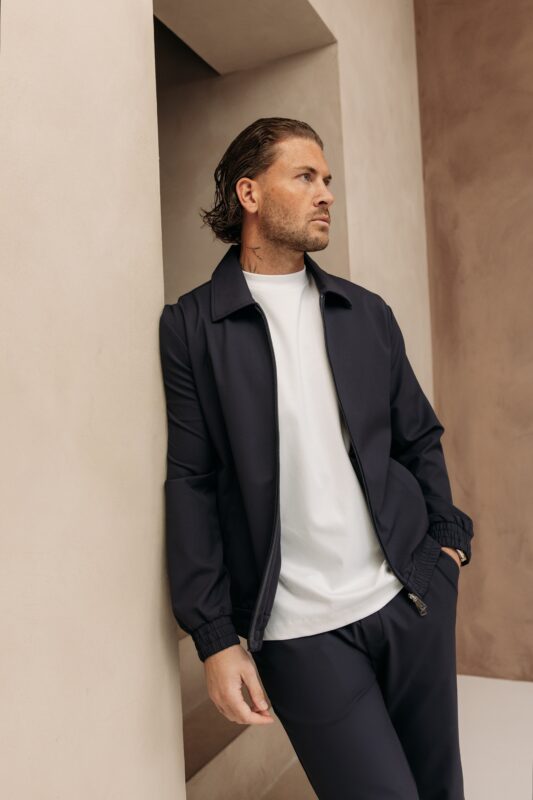 Premium Manilo Tech Suit - Stone