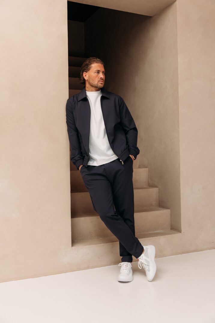 Premium Manilo Tech Suit - Stone