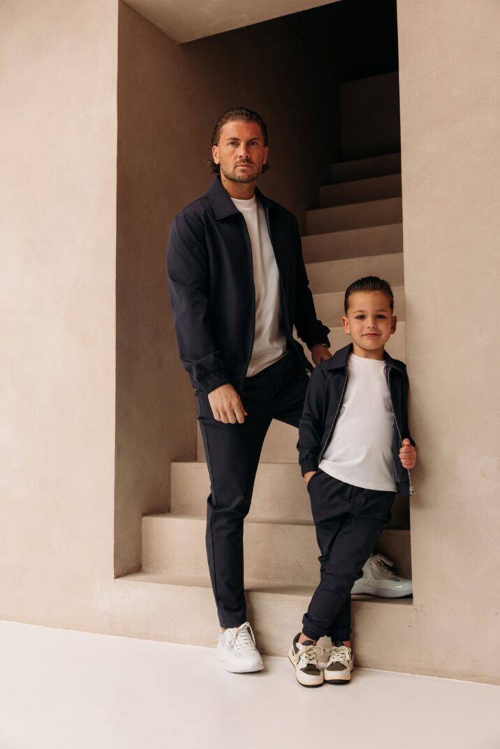 Premium Manilo Tech Suit - Stone