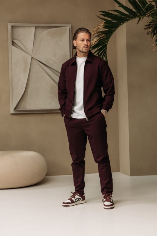 Premium Manilo Tech Suit - Aubergine