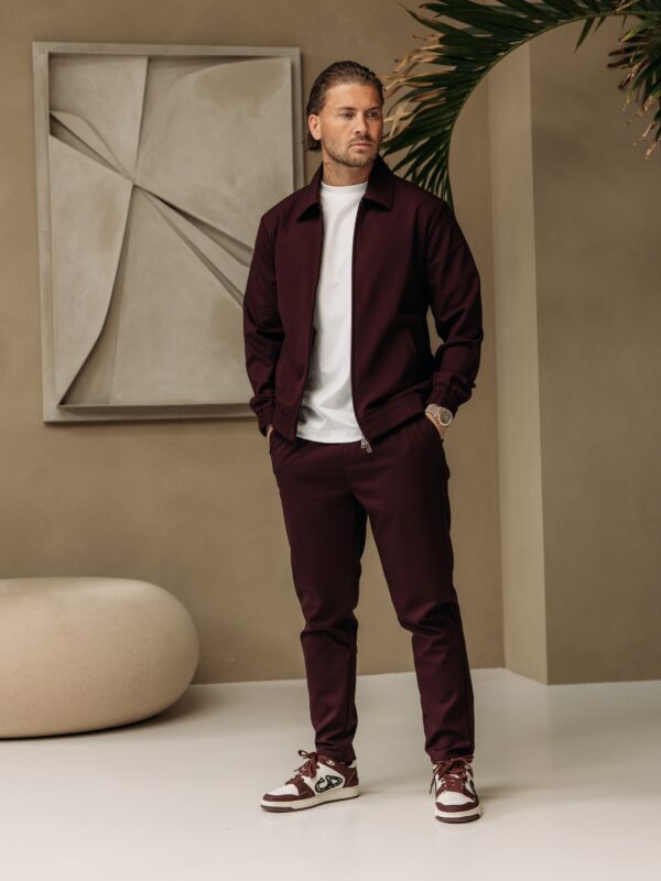 Premium Manilo Tech Suit - Aubergine