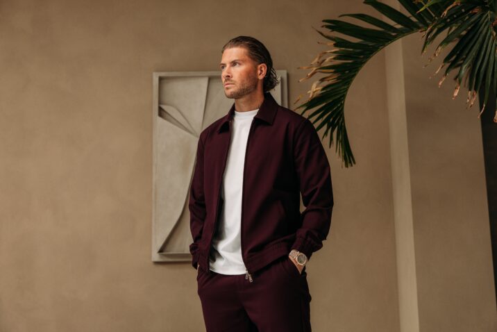 Premium Manilo Tech Suit - Aubergine