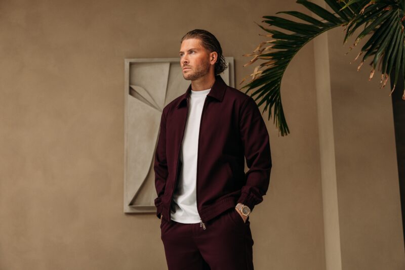 Premium Manilo Tech Suit - Aubergine