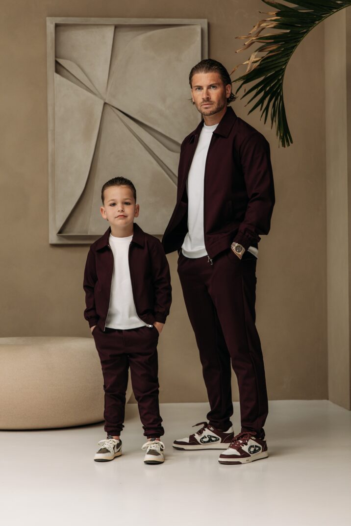 Premium Manilo Tech Suit - Aubergine